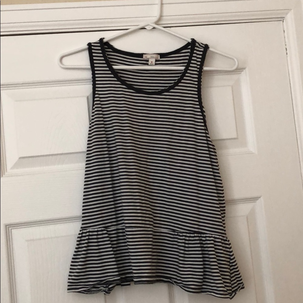 GAP Striped Babydoll tank